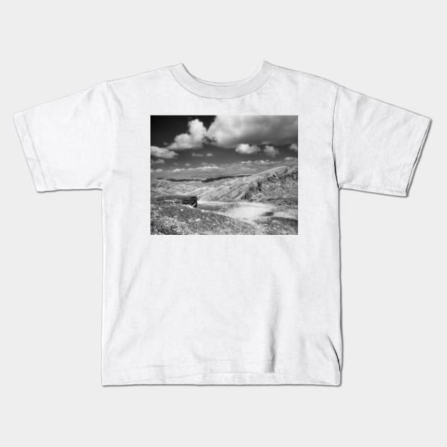 Wolf Ridge, Marin Headlands Kids T-Shirt by rodneyj46